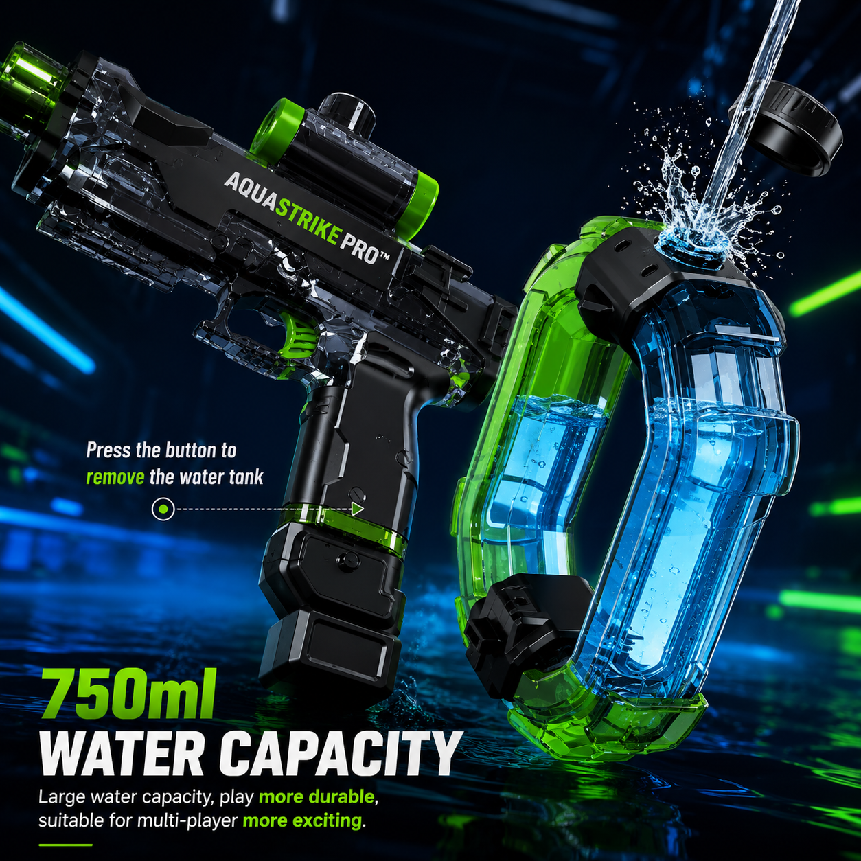 AquaStrike Pro™ LED Water Blaster