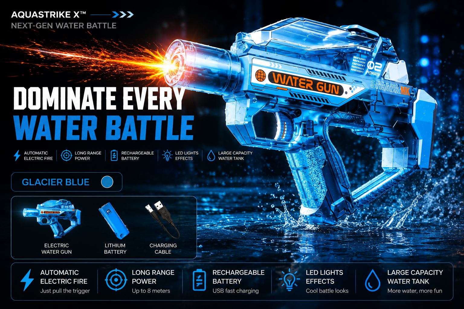 AquaStrike X™ Electric Water Blaster