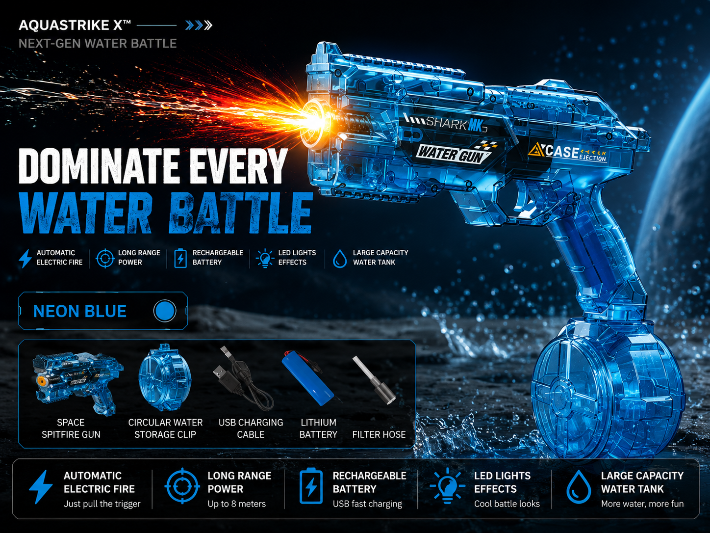 AquaStrike X™ Electric Water Blaster